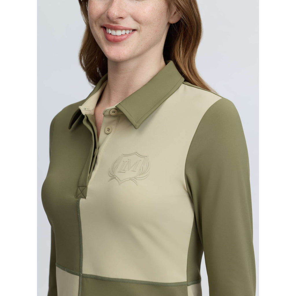 LeMieux Baselayer Harlequin Rugby Willow/Pear