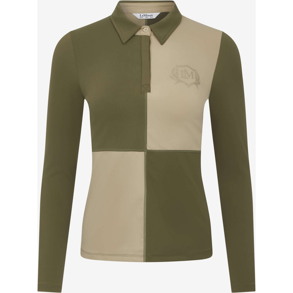 LeMieux Baselayer Harlequin Rugby Willow/Pear