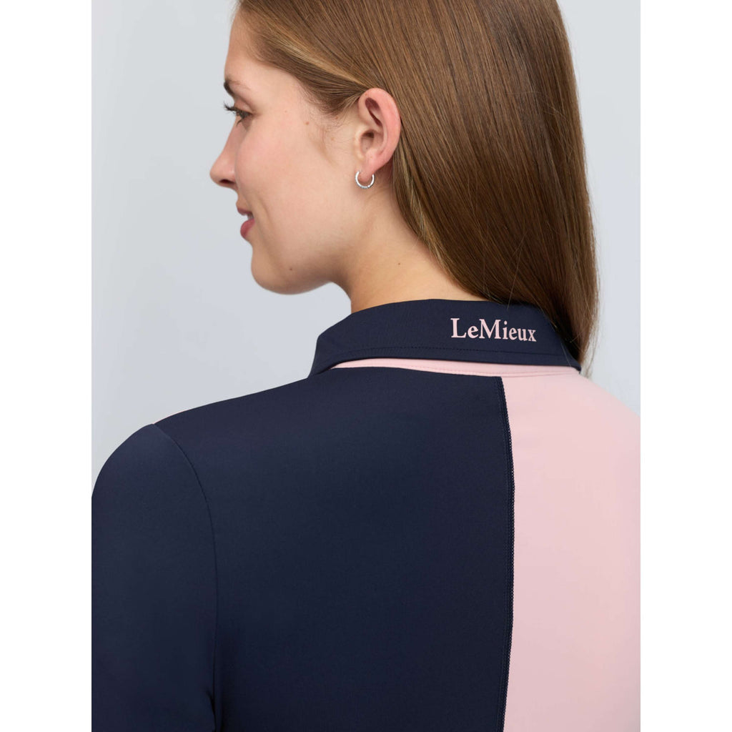LeMieux Baselayer Harlequin Rugby Petal/Navy