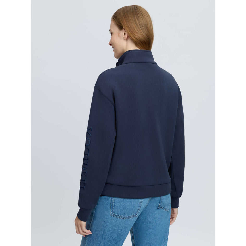 LeMieux Pullover Scarlet Quarter Zip Navy