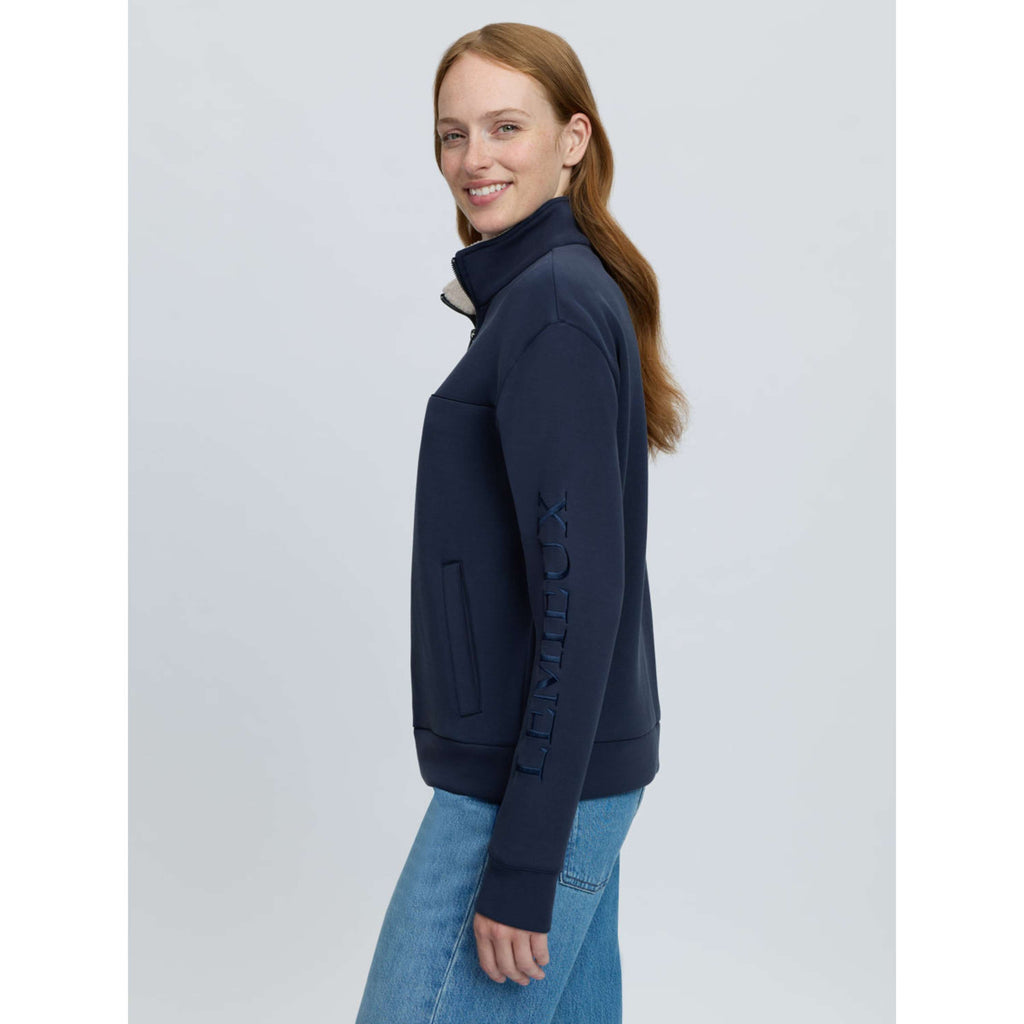 LeMieux Pullover Scarlet Quarter Zip Navy