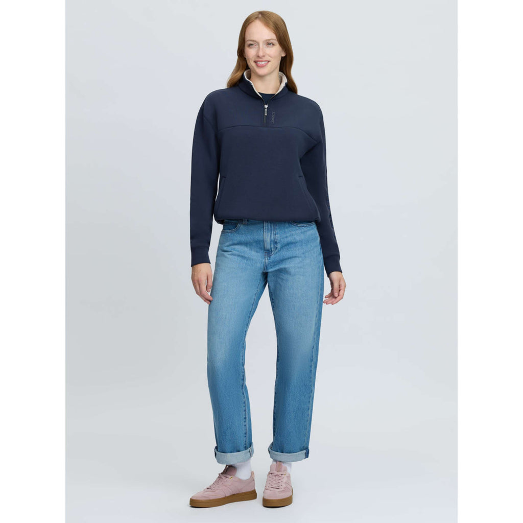 LeMieux Pullover Scarlet Quarter Zip Navy