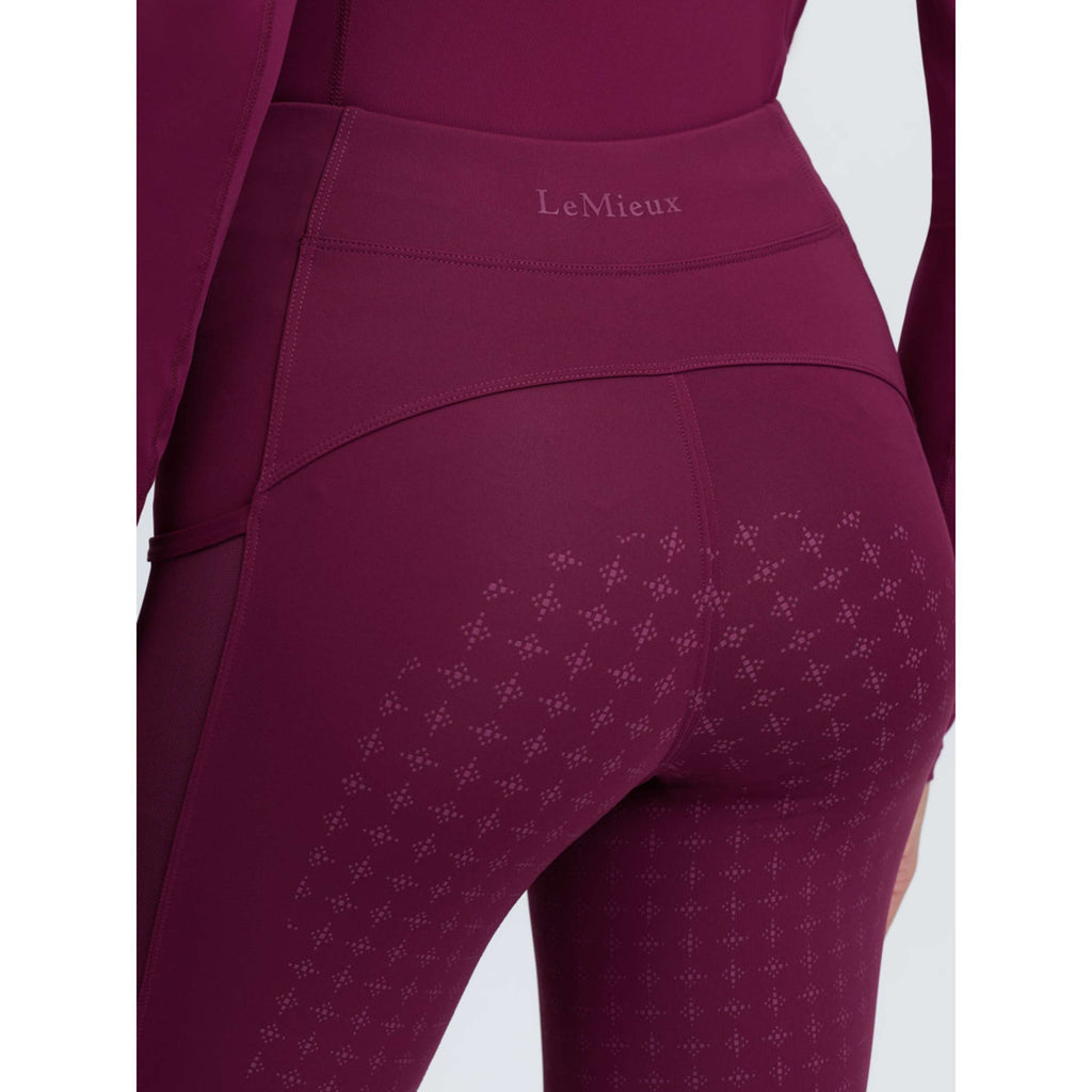 LeMieux Reitleggings Naomi Full Grip Blackberry