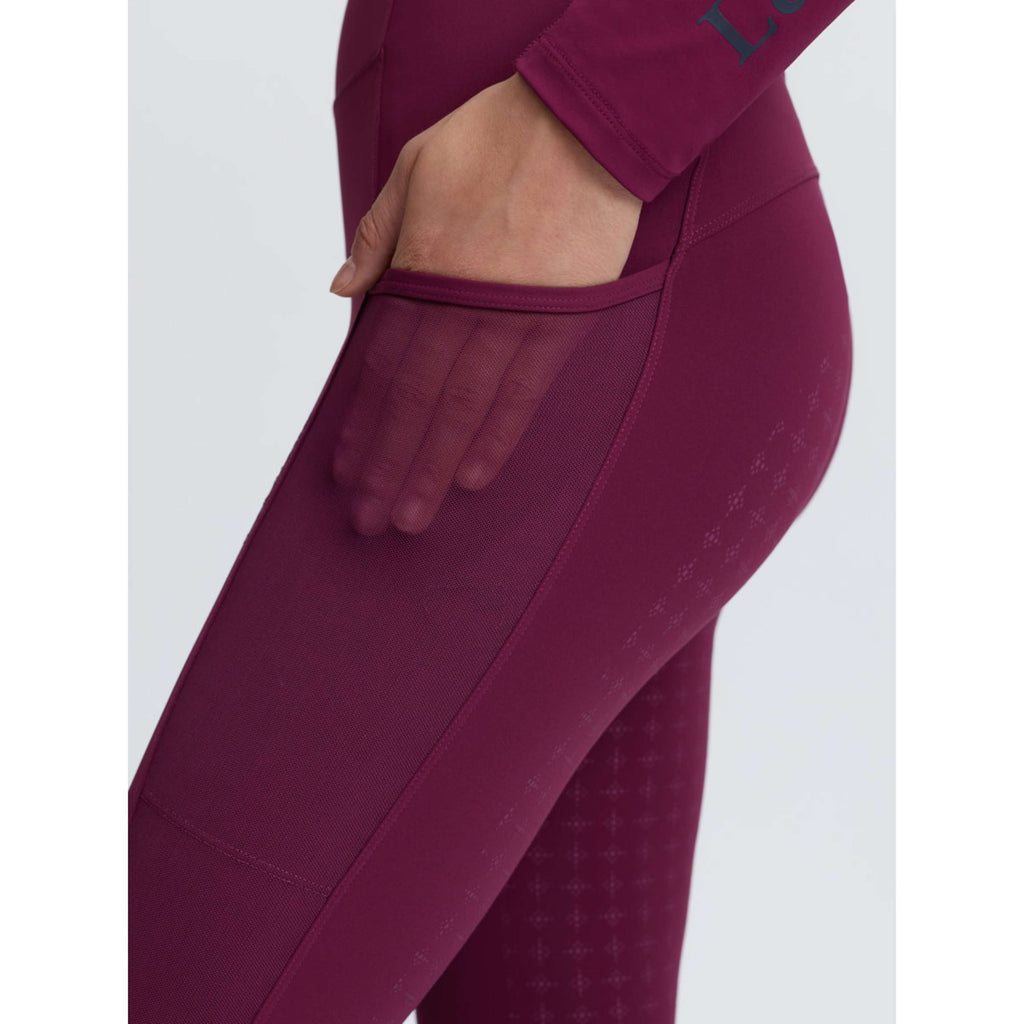 LeMieux Reitleggings Naomi Full Grip Blackberry