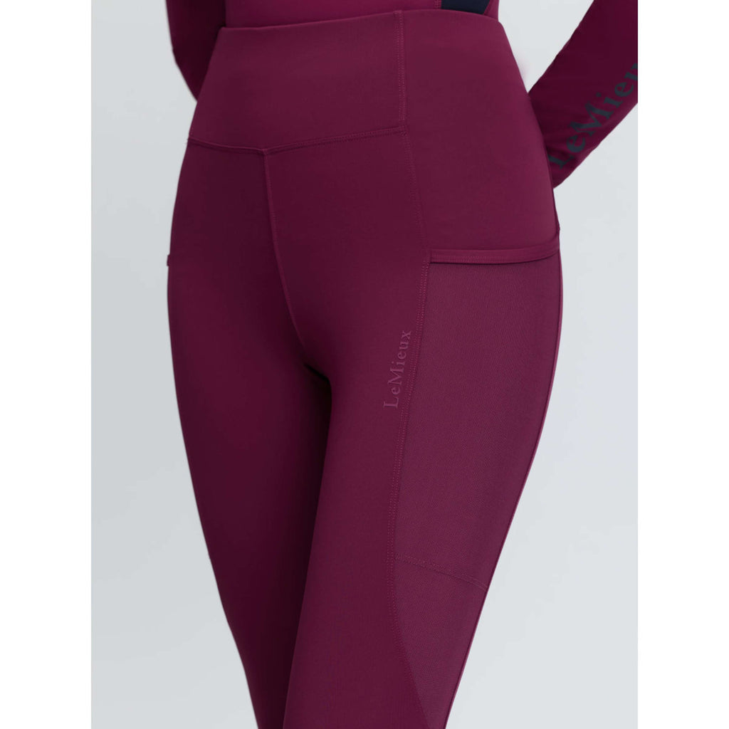 LeMieux Reitleggings Naomi Full Grip Blackberry