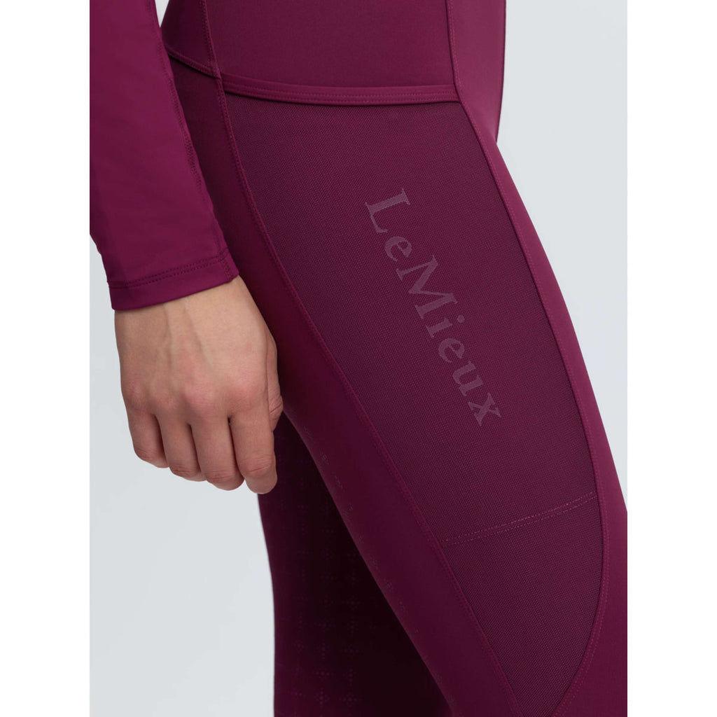 LeMieux Reitleggings Naomi Full Grip Blackberry