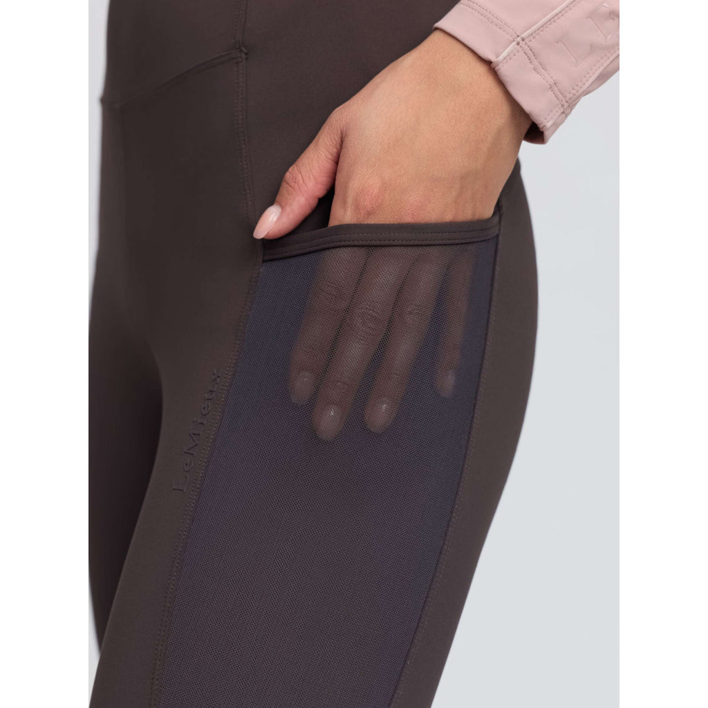 LeMieux Reitleggings Naomi Full Grip Cocoa