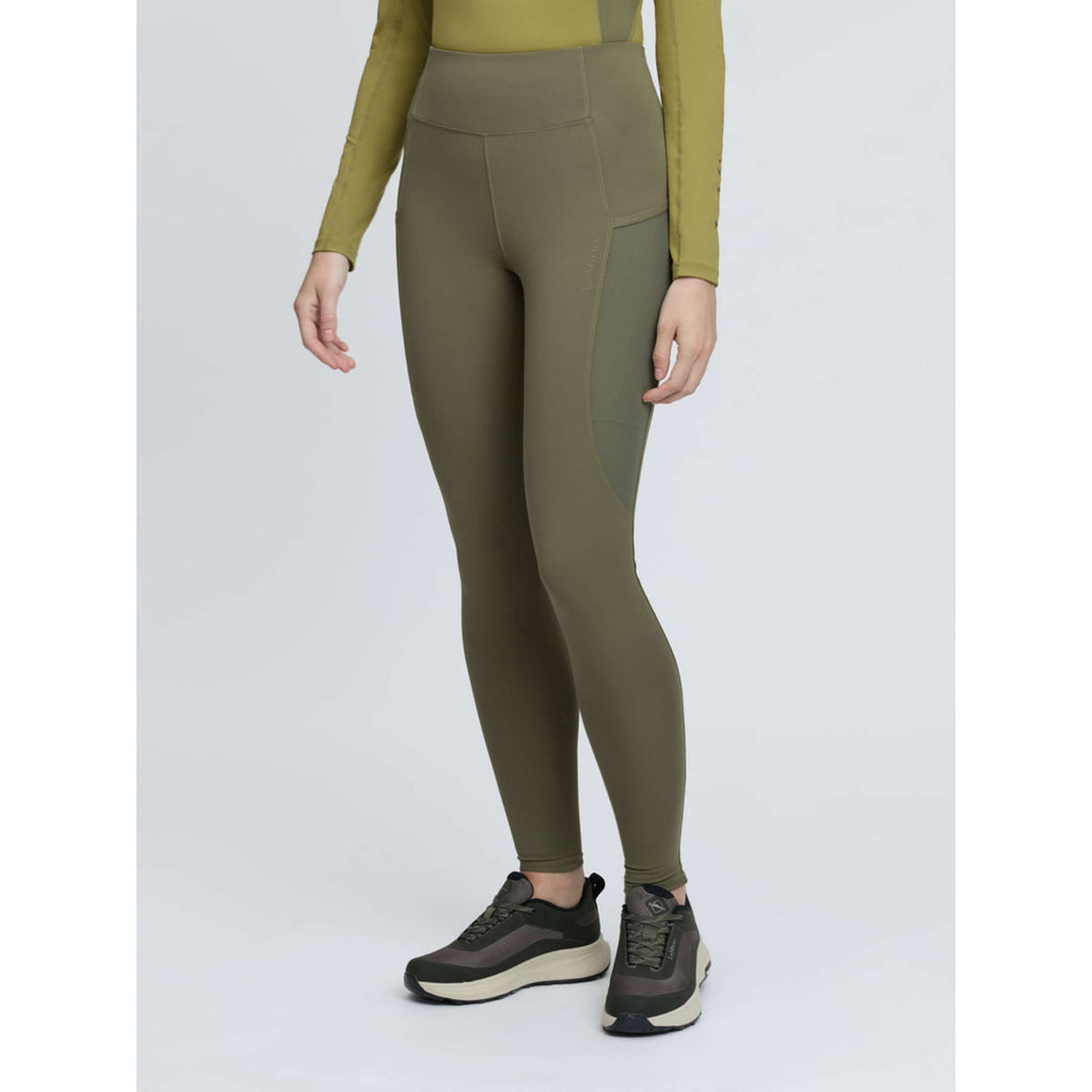 LeMieux Reitleggings Naomi Full Grip Willow Green
