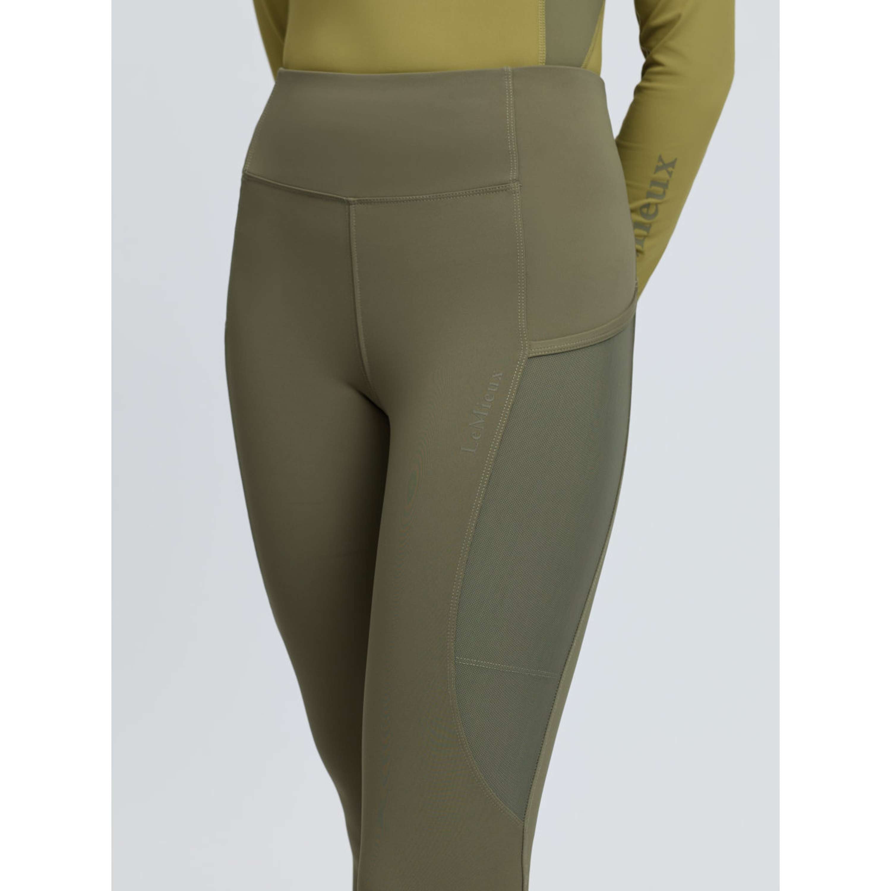LeMieux Reitleggings Naomi Full Grip Willow Green