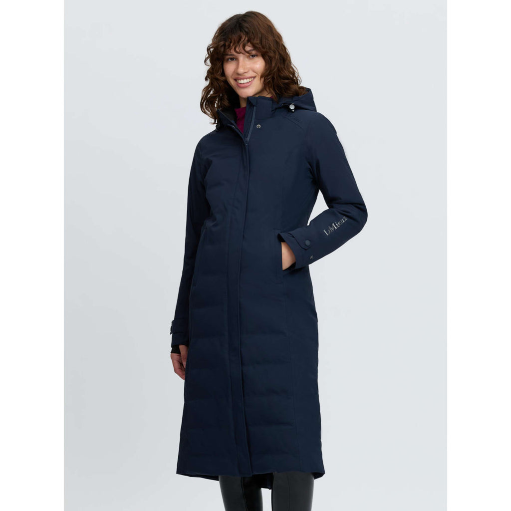 LeMieux Lange Jacke Erin Waterproof Padded Navy