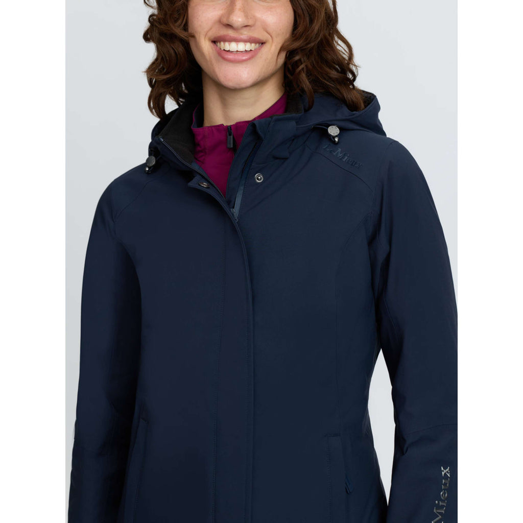LeMieux Lange Jacke Erin Waterproof Padded Navy