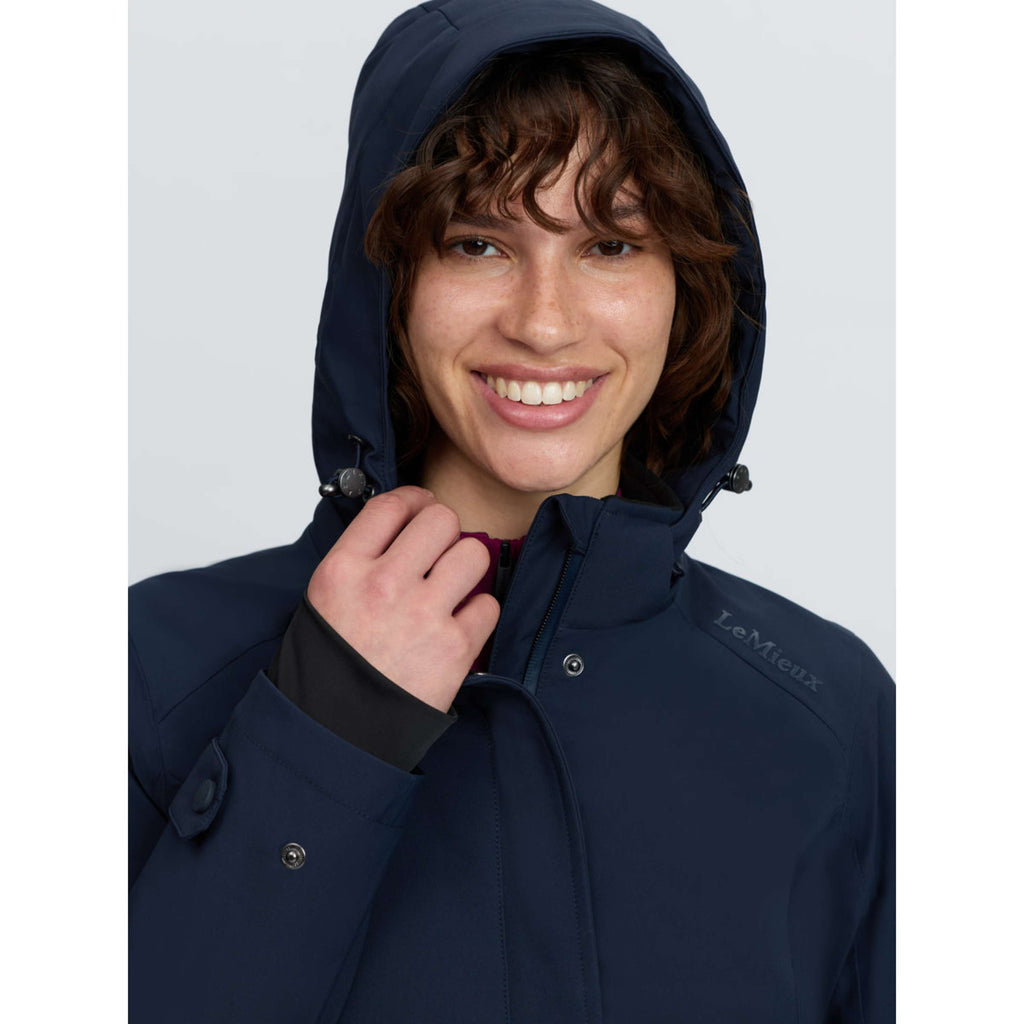 LeMieux Lange Jacke Erin Waterproof Padded Navy