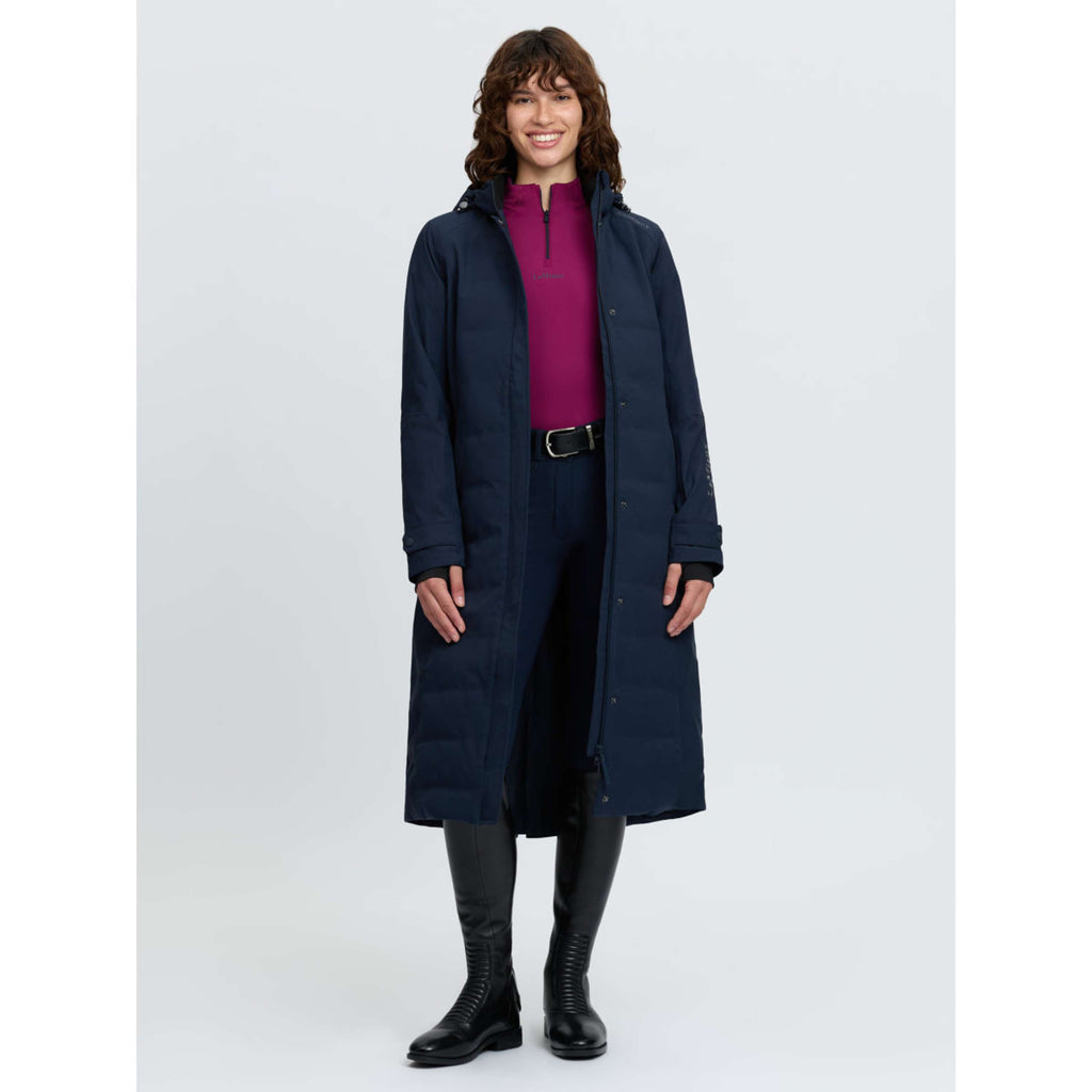 LeMieux Lange Jacke Erin Waterproof Padded Navy