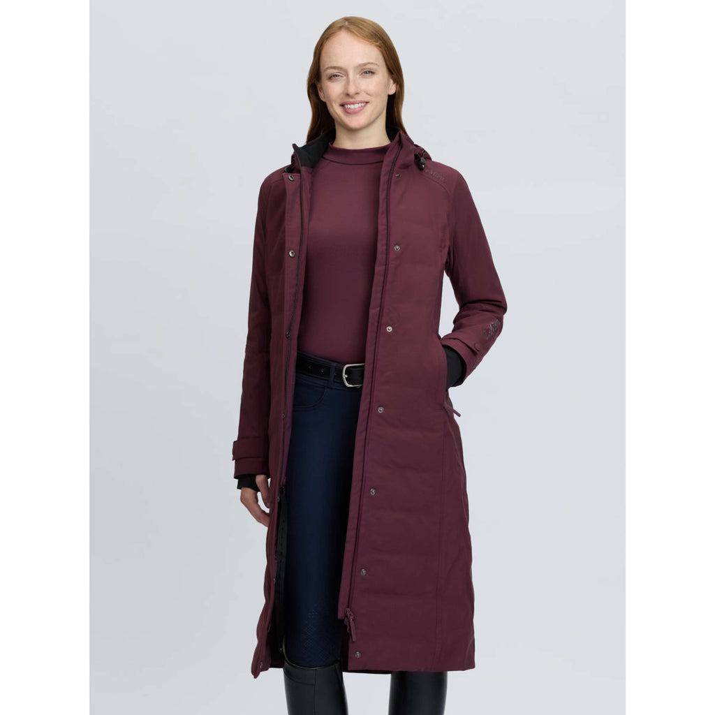LeMieux Lange Jacke Erin Waterproof Padded Bramble