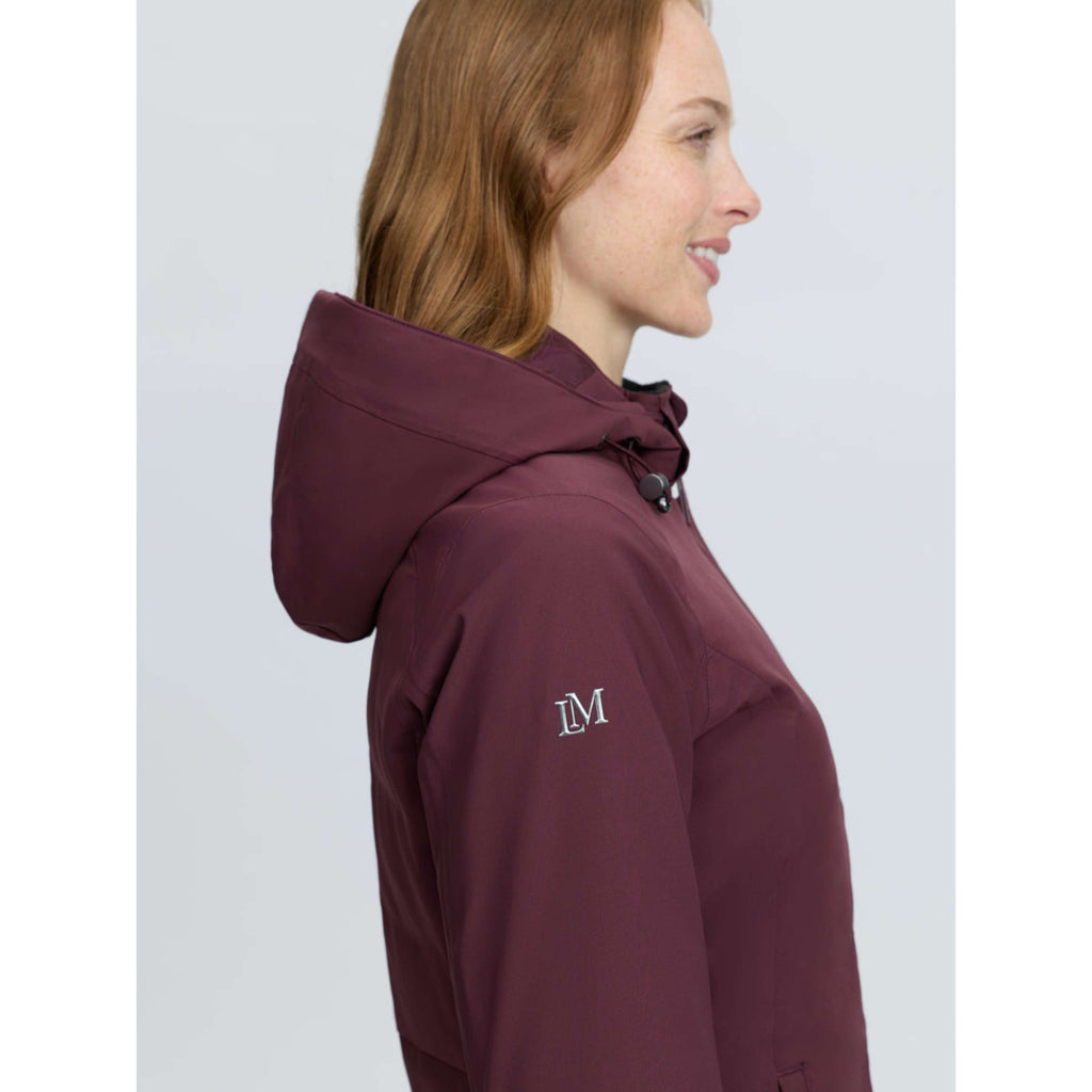 LeMieux Lange Jacke Erin Waterproof Padded Bramble