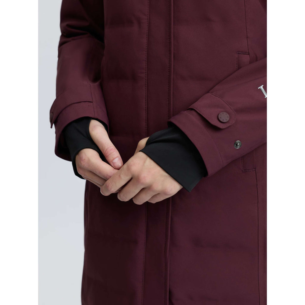 LeMieux Lange Jacke Erin Waterproof Padded Bramble