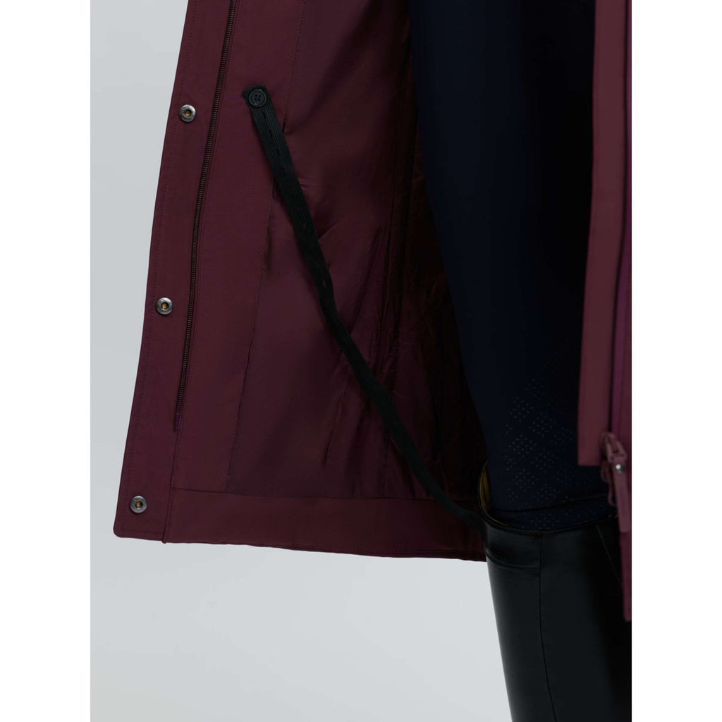 LeMieux Lange Jacke Erin Waterproof Padded Bramble