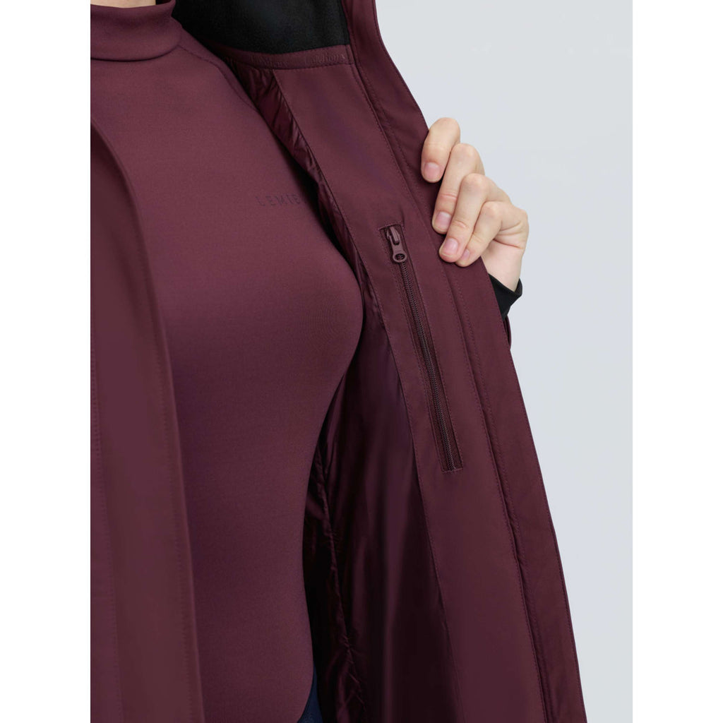 LeMieux Lange Jacke Erin Waterproof Padded Bramble