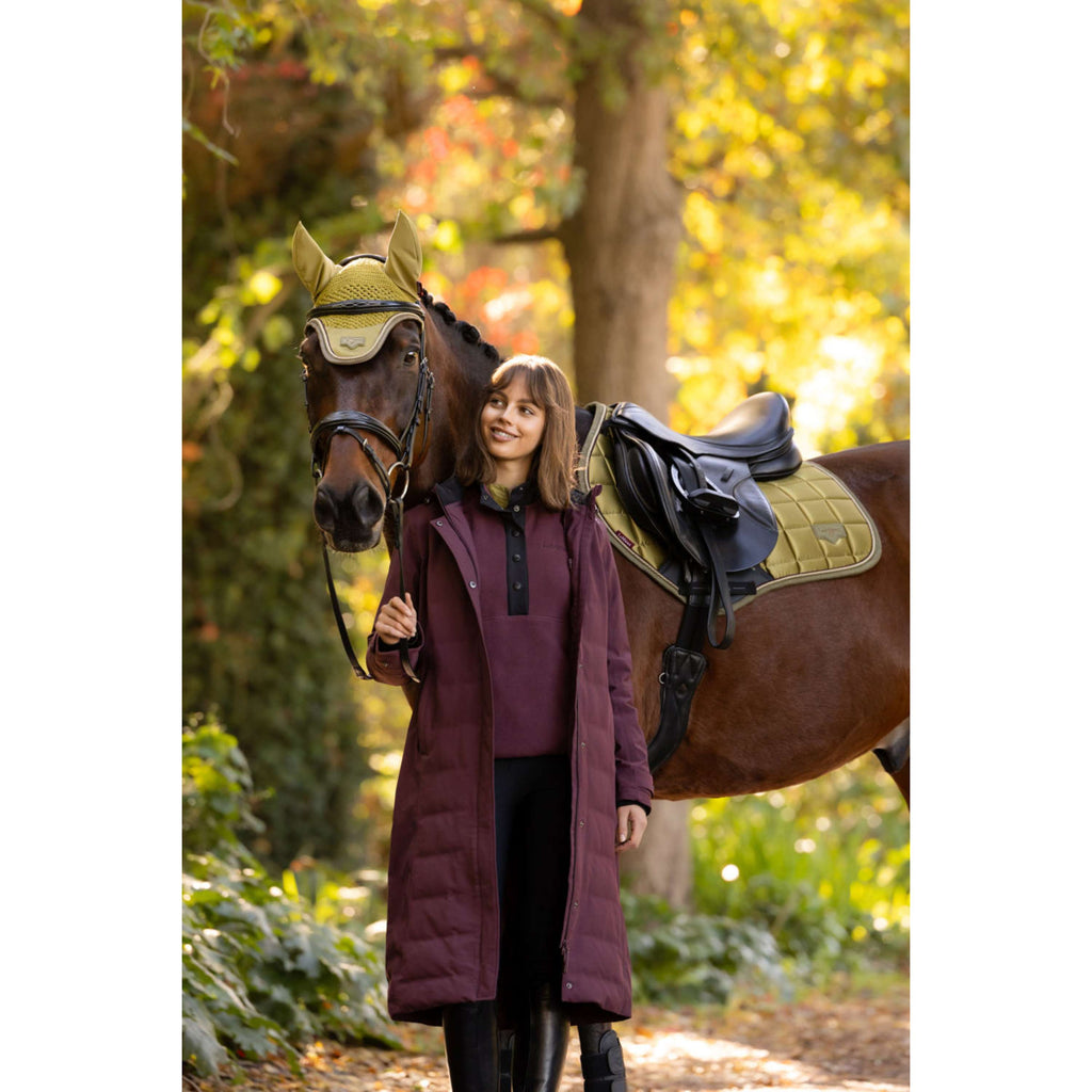 LeMieux Lange Jacke Erin Waterproof Padded Bramble