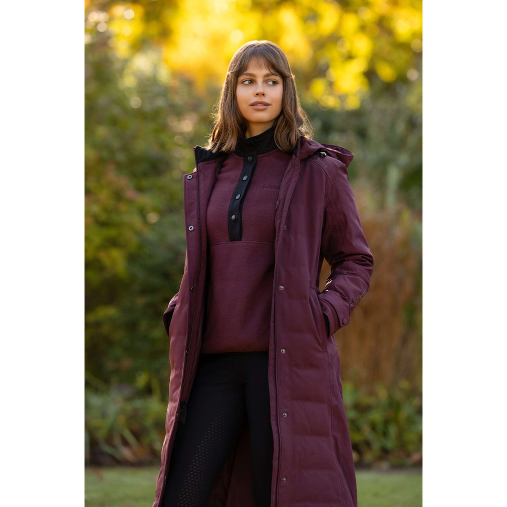 LeMieux Lange Jacke Erin Waterproof Padded Bramble