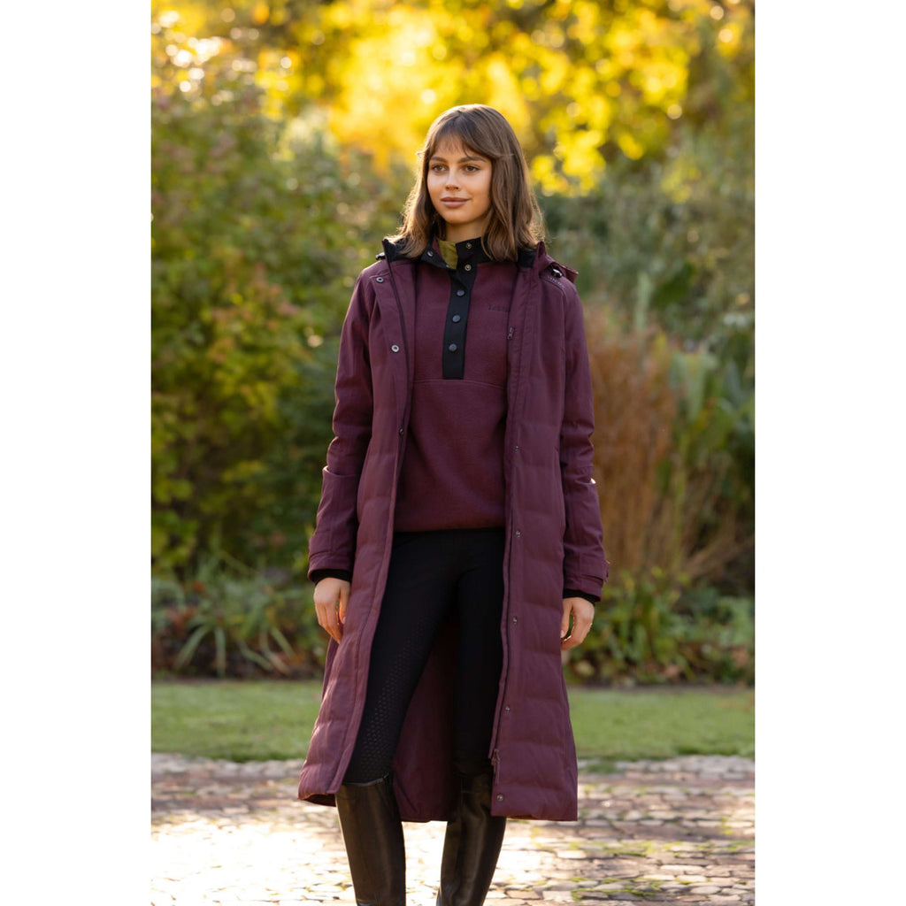 LeMieux Lange Jacke Erin Waterproof Padded Bramble