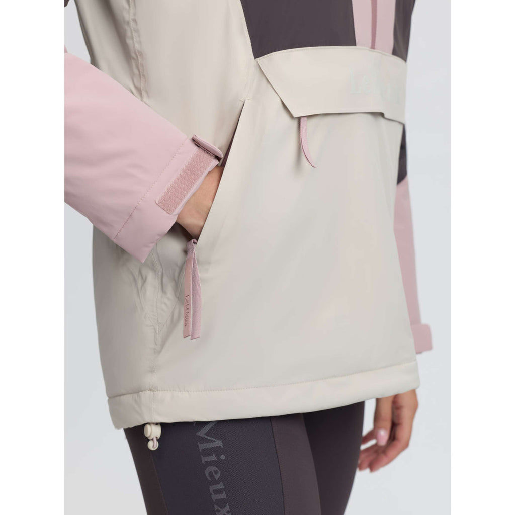 LeMieux Jacke Phoebe Half Zip Waterproof Anorak Wild Rose