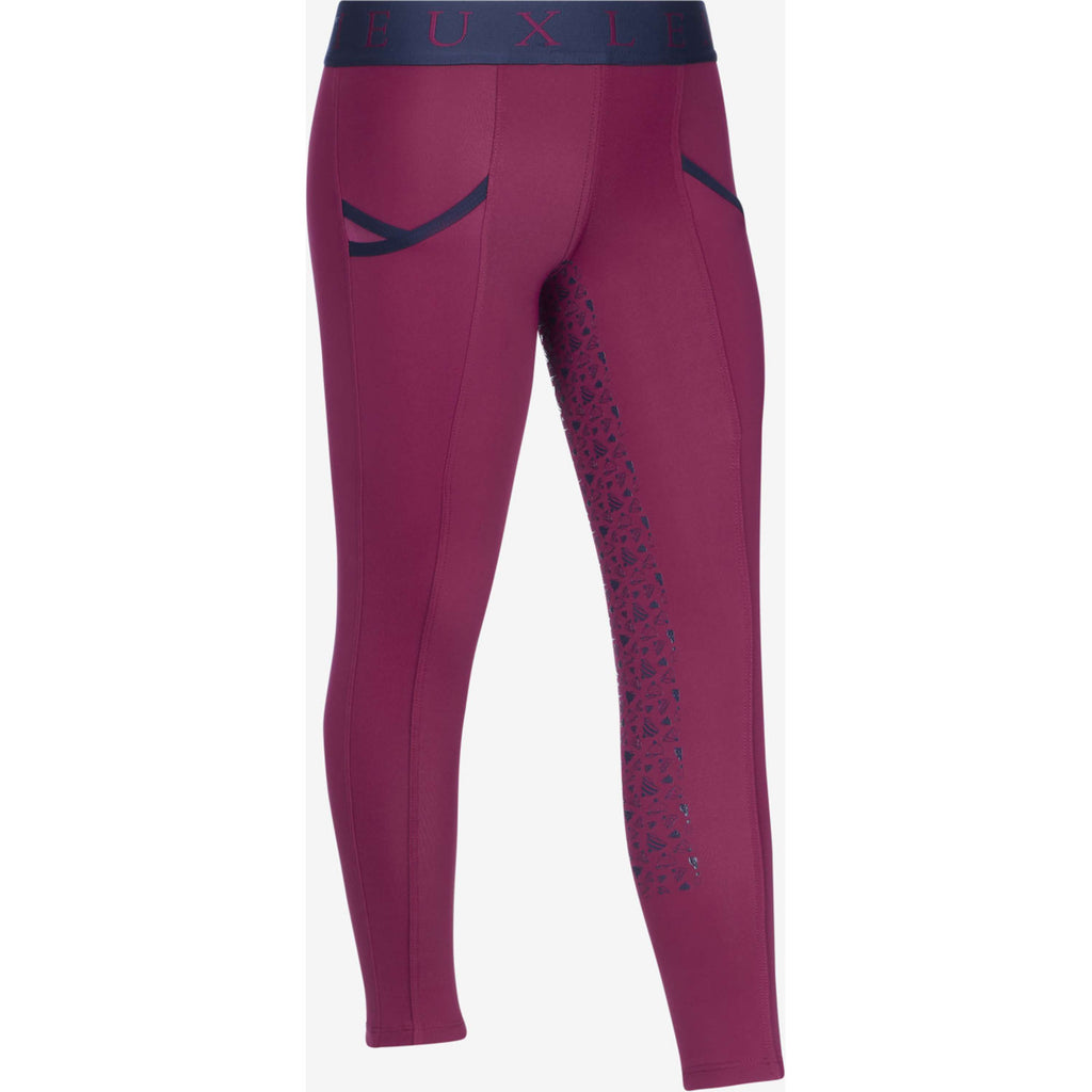 LeMieux Reitleggings Kids Full Grip Blackberry