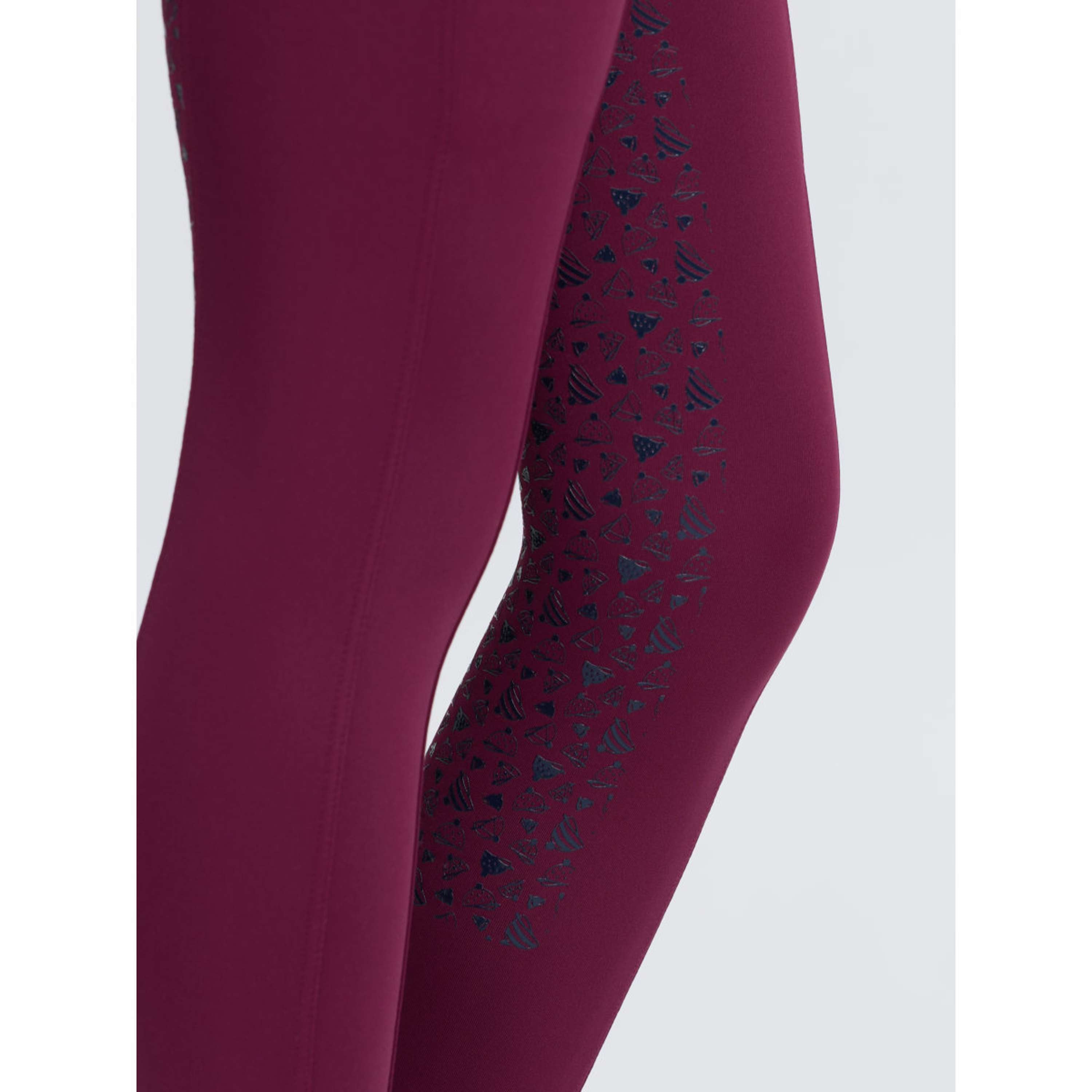 LeMieux Reitleggings Kids Full Grip Blackberry