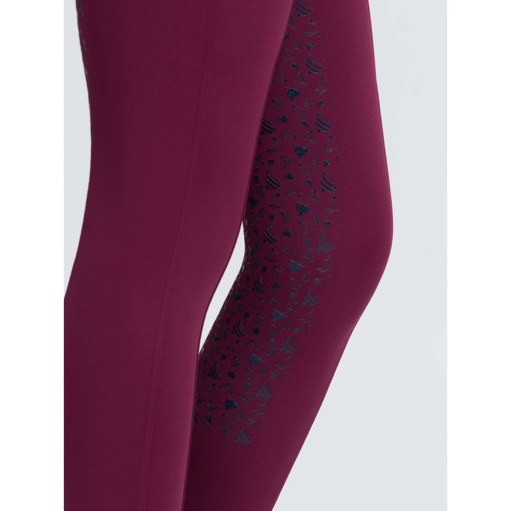 LeMieux Reitleggings Kids Full Grip Blackberry
