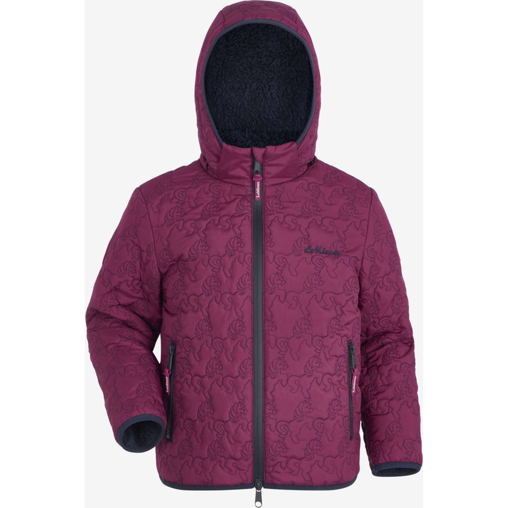 LeMieux Jacke Lola Quilted Kids Blackberry