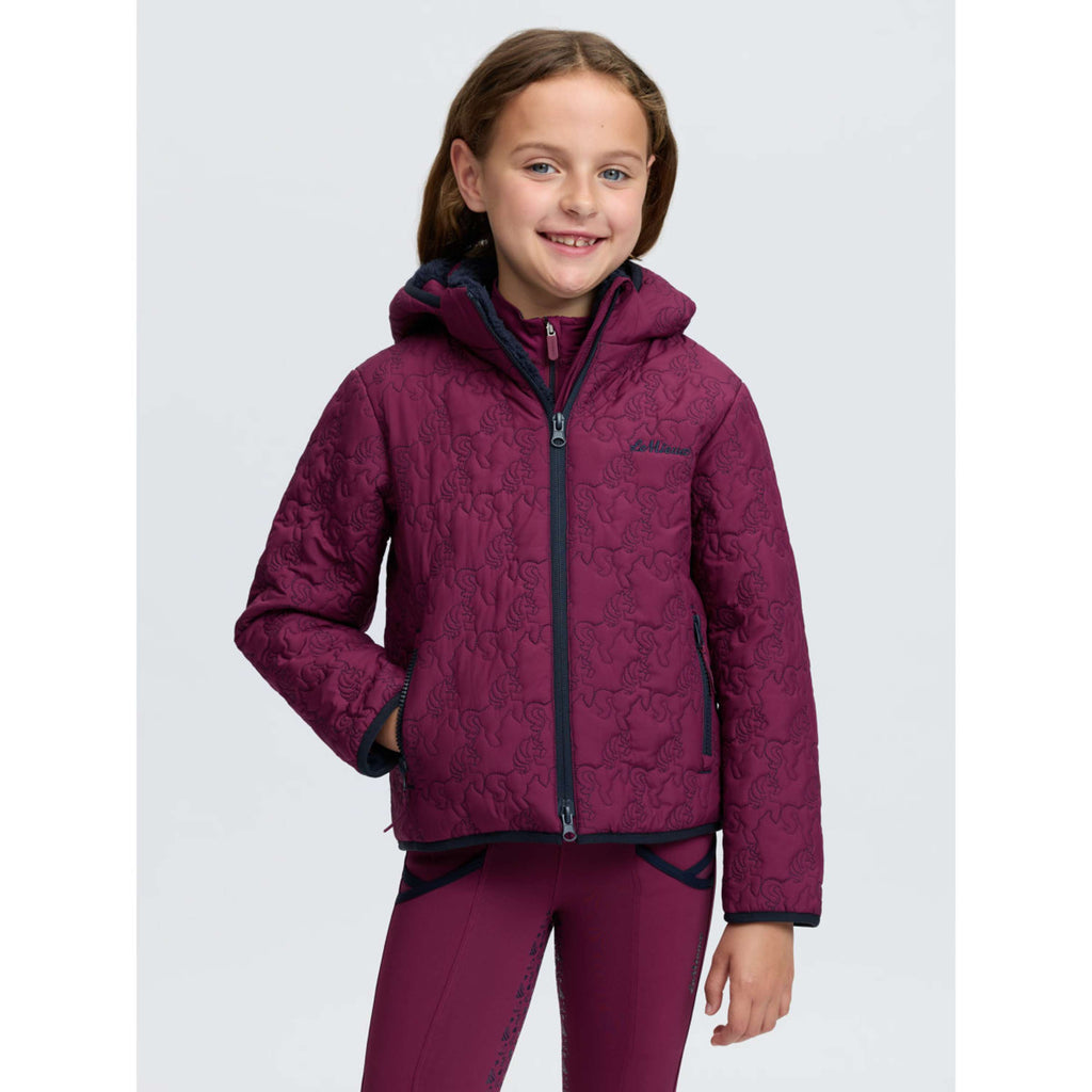LeMieux Jacke Lola Quilted Kids Blackberry