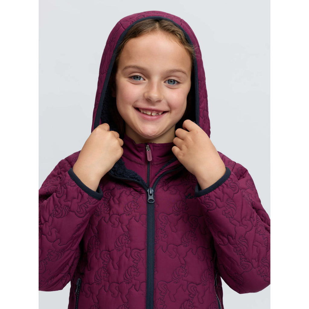 LeMieux Jacke Lola Quilted Kids Blackberry
