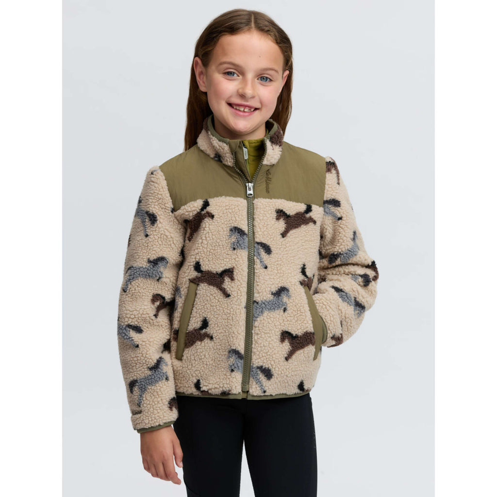 LeMieux Jacke Theo Pony Fleece Kids Willow Green