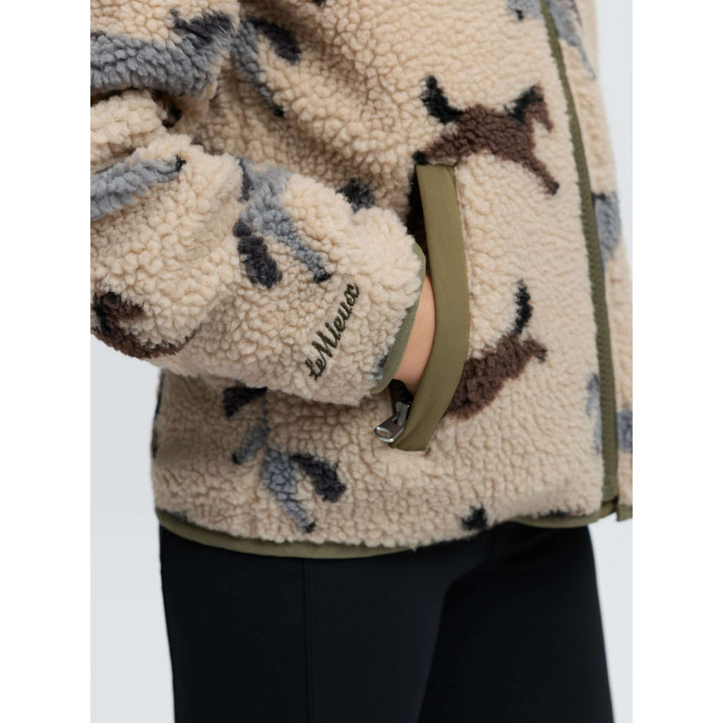 LeMieux Jacke Theo Pony Fleece Kids Willow Green