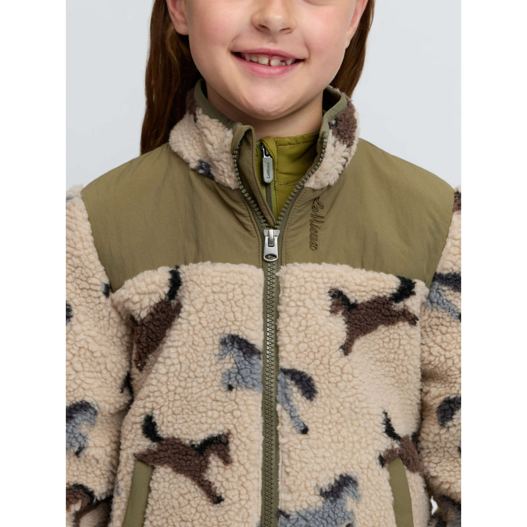 LeMieux Jacke Theo Pony Fleece Kids Willow Green