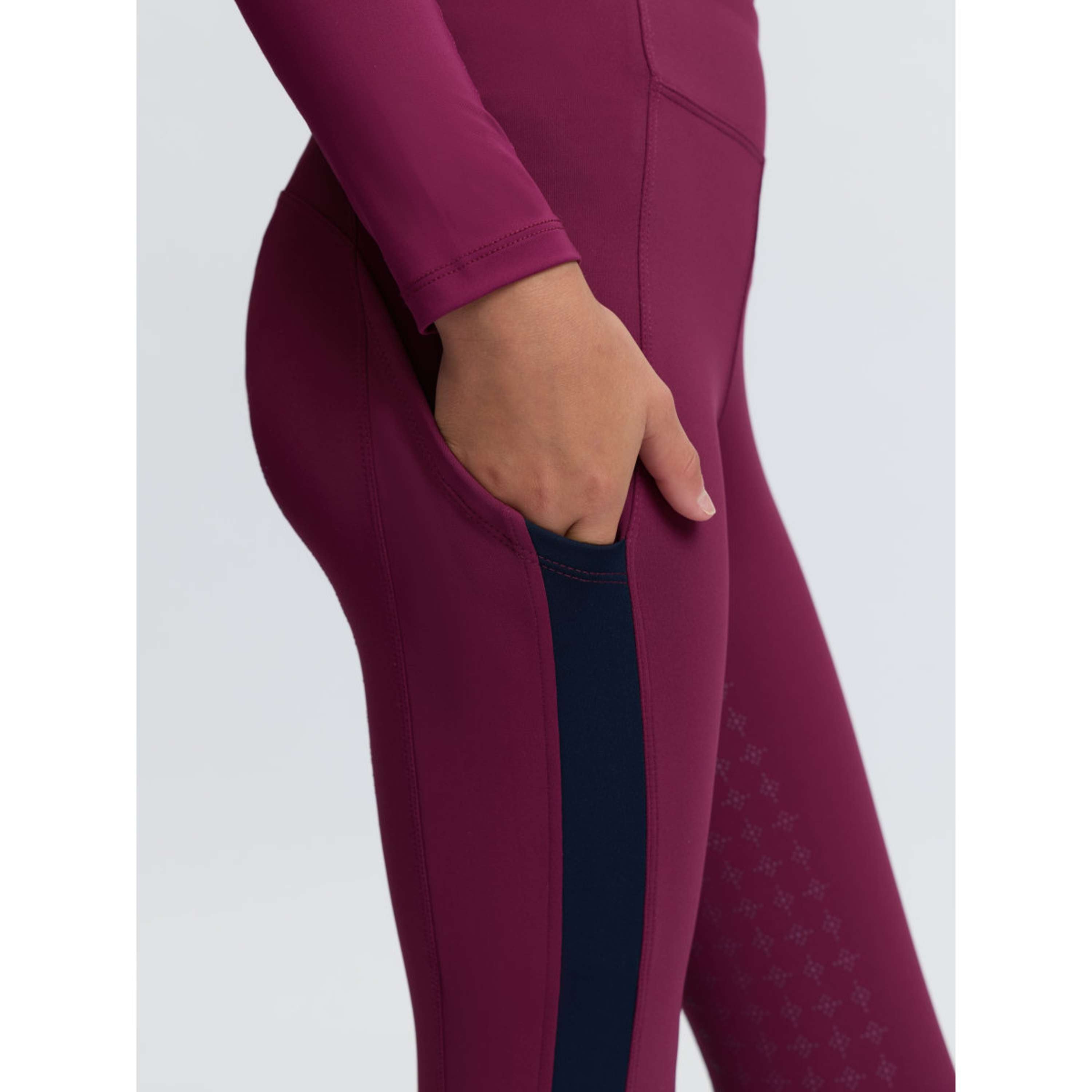 LeMieux Reitleggings Orla Kids Full Grip Blackberry