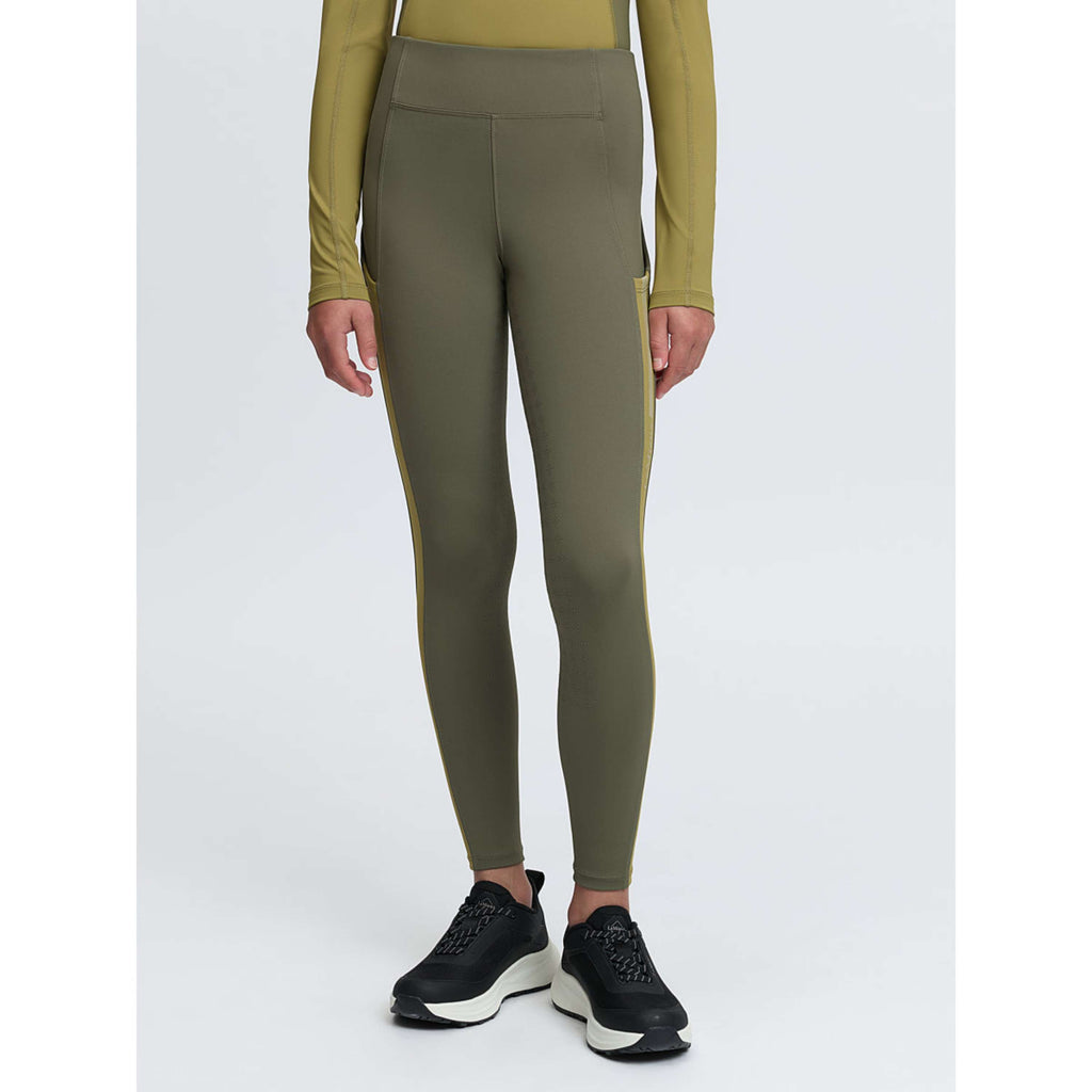 LeMieux Reitleggings Orla Kids Full Grip Willow Green
