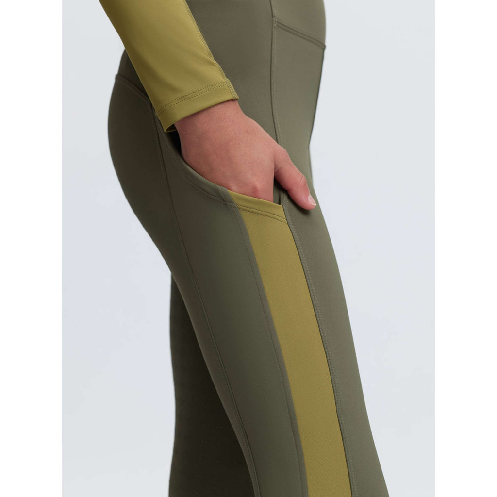 LeMieux Reitleggings Orla Kids Full Grip Willow Green
