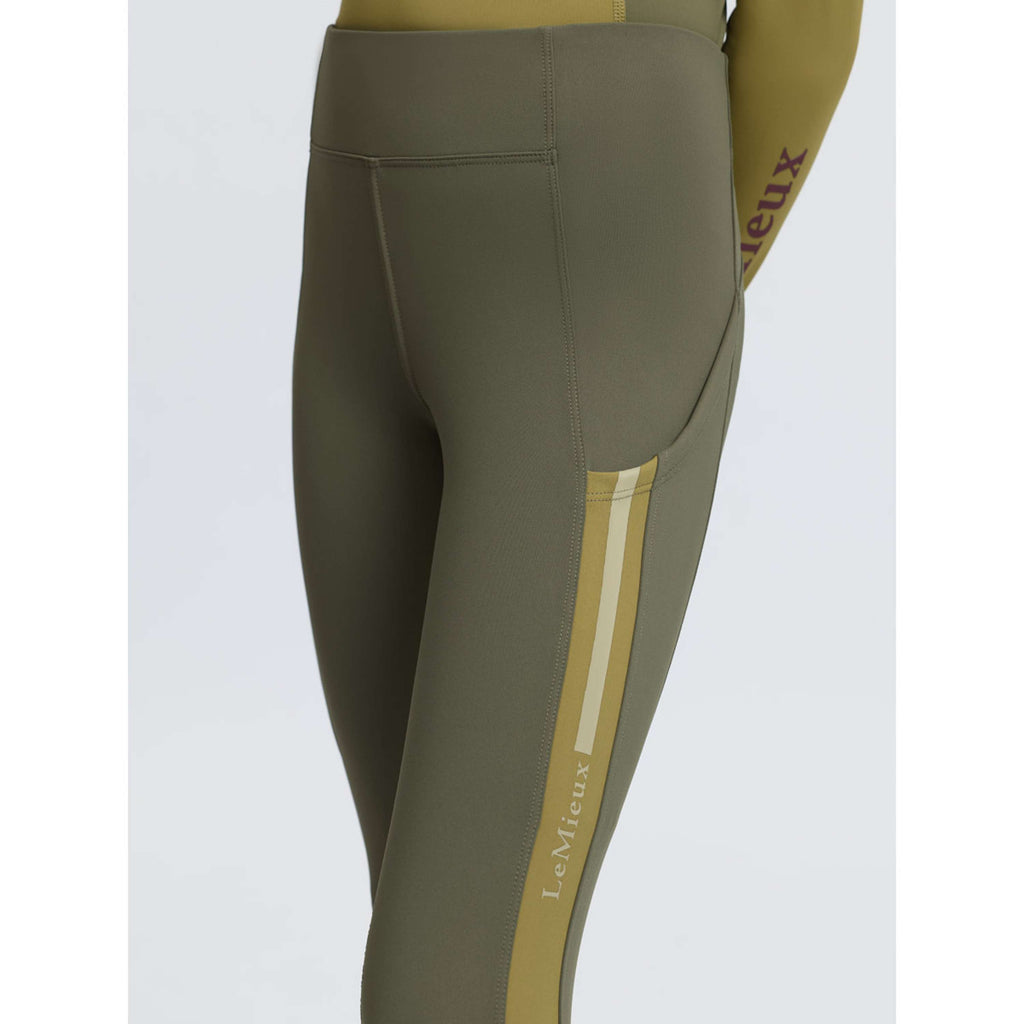 LeMieux Reitleggings Orla Kids Full Grip Willow Green