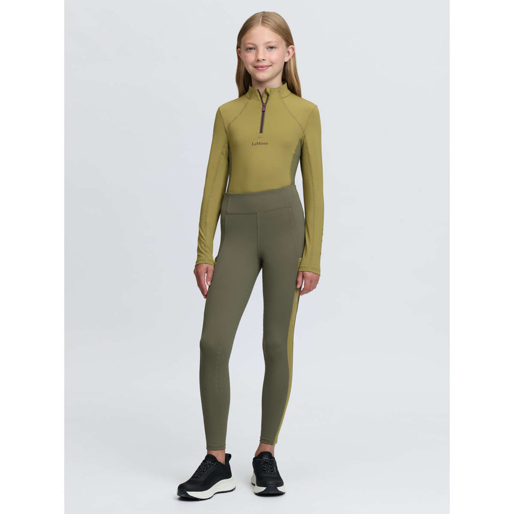 LeMieux Reitleggings Orla Kids Full Grip Willow Green