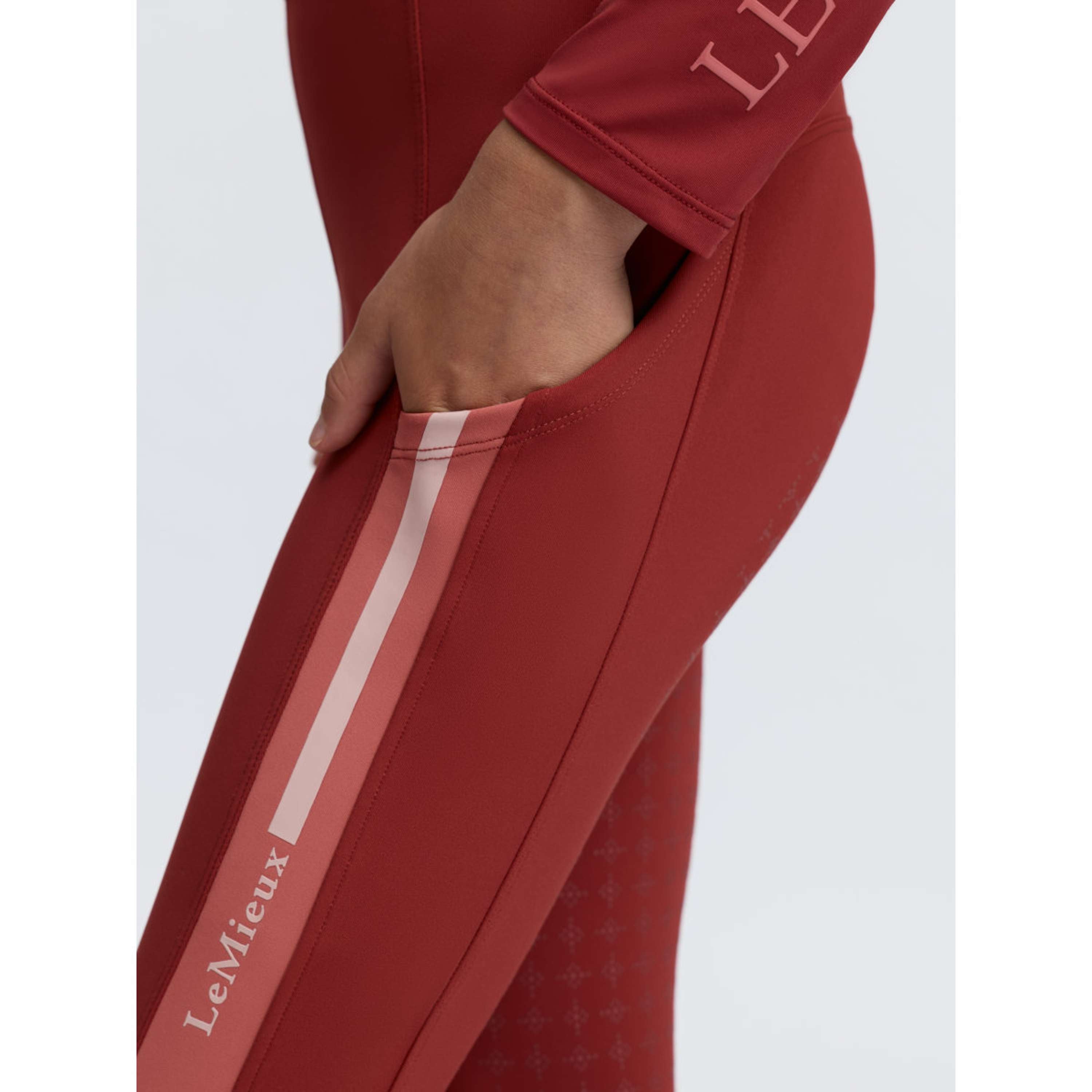 LeMieux Reitleggings Orla Kids Full Grip Russet