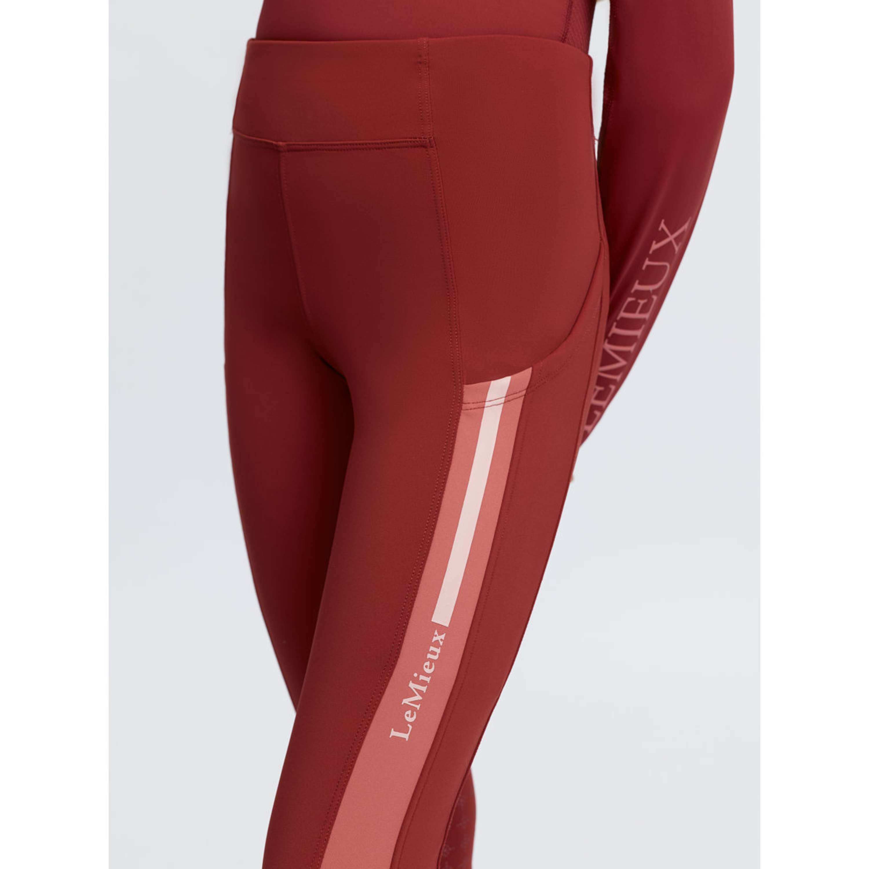 LeMieux Reitleggings Orla Kids Full Grip Russet