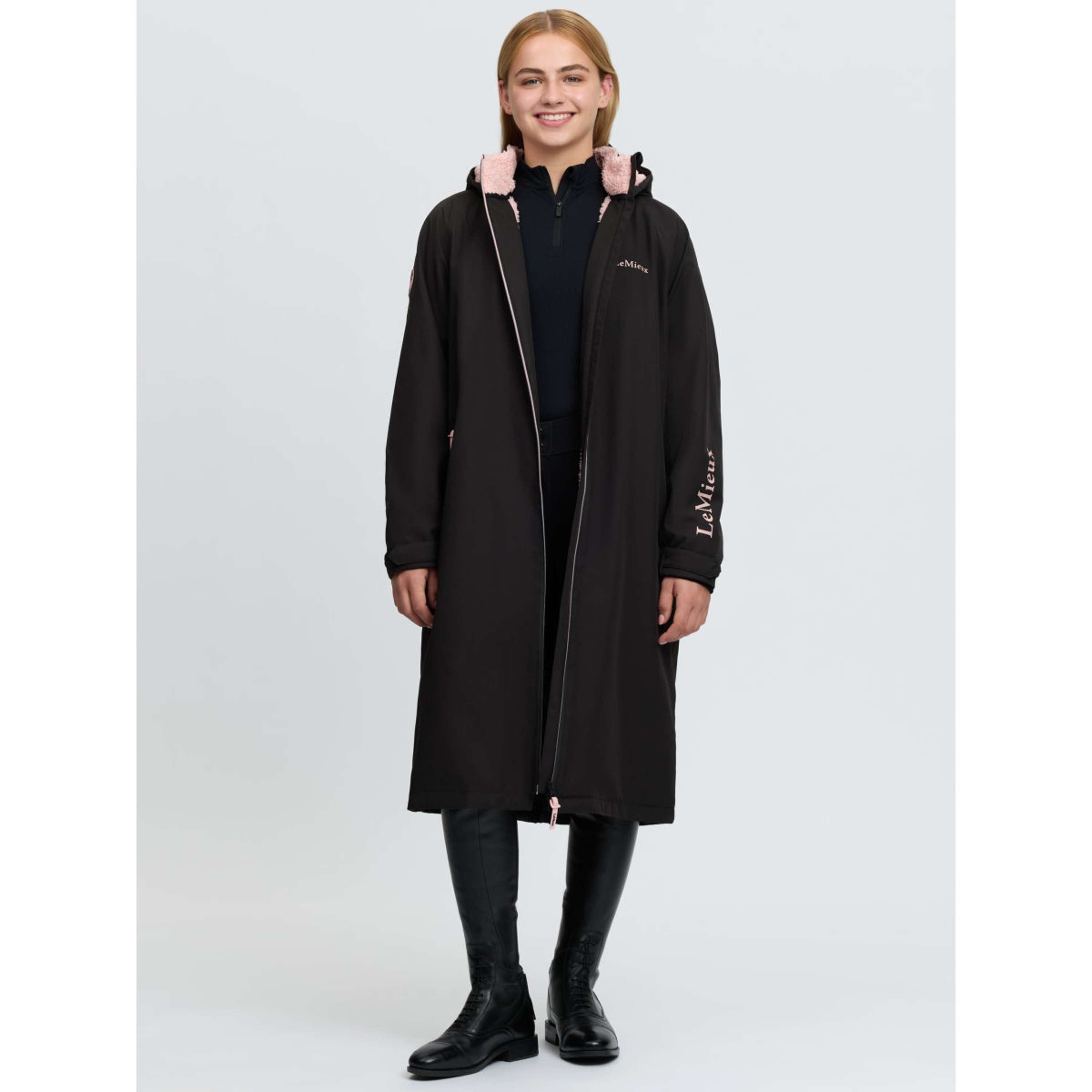 LeMieux Lange Jacke HydroShield Kids Schwarz