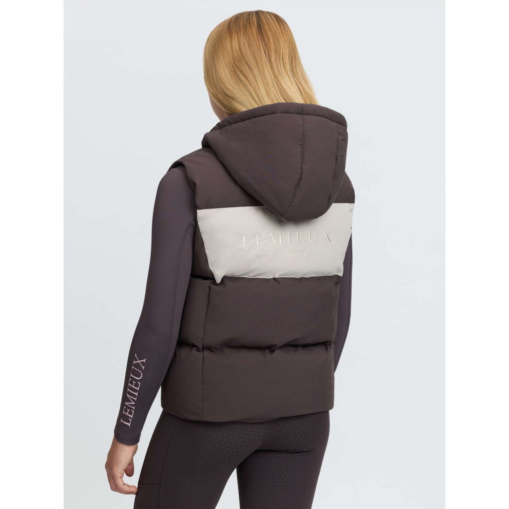 LeMieux Weste Joey Hooded Kids Cocoa