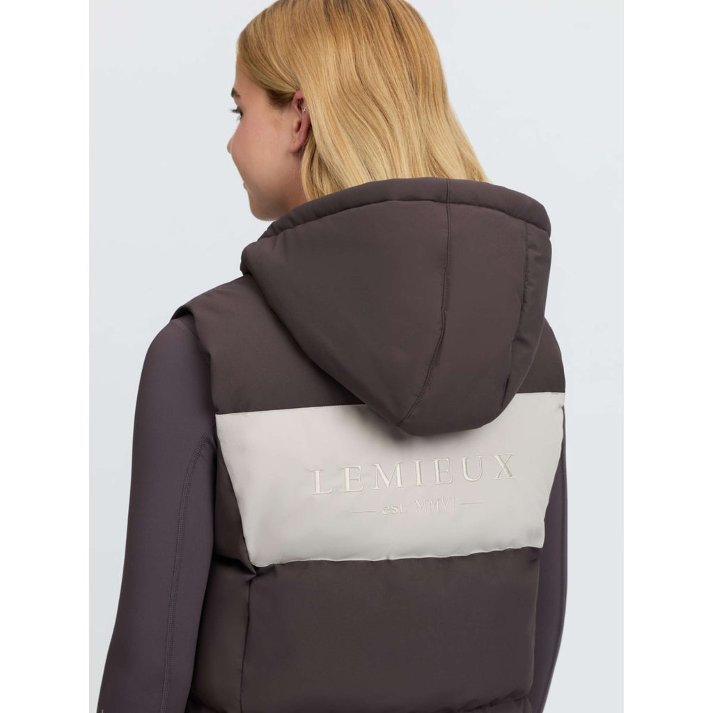 LeMieux Weste Joey Hooded Kids Cocoa