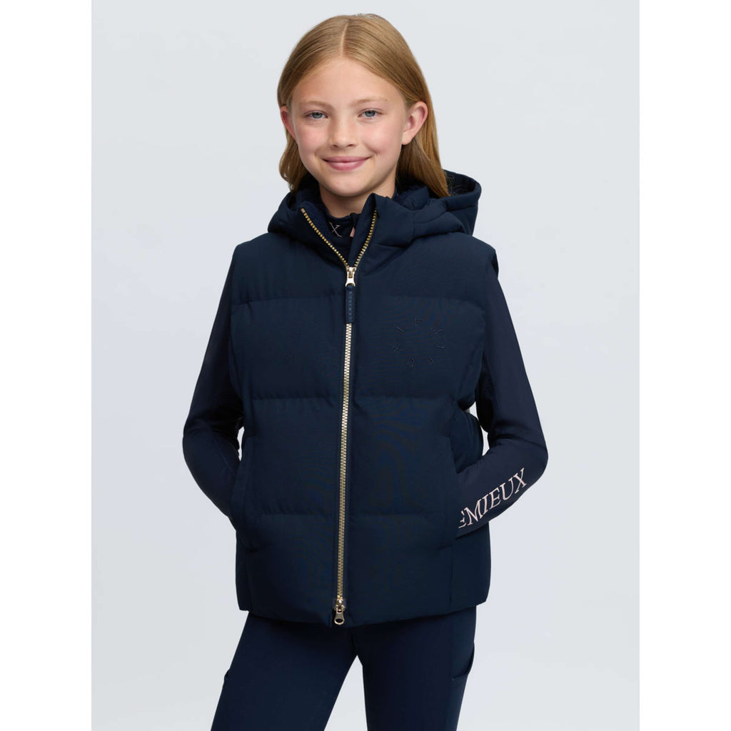 LeMieux Weste Joey Hooded Kids Navy