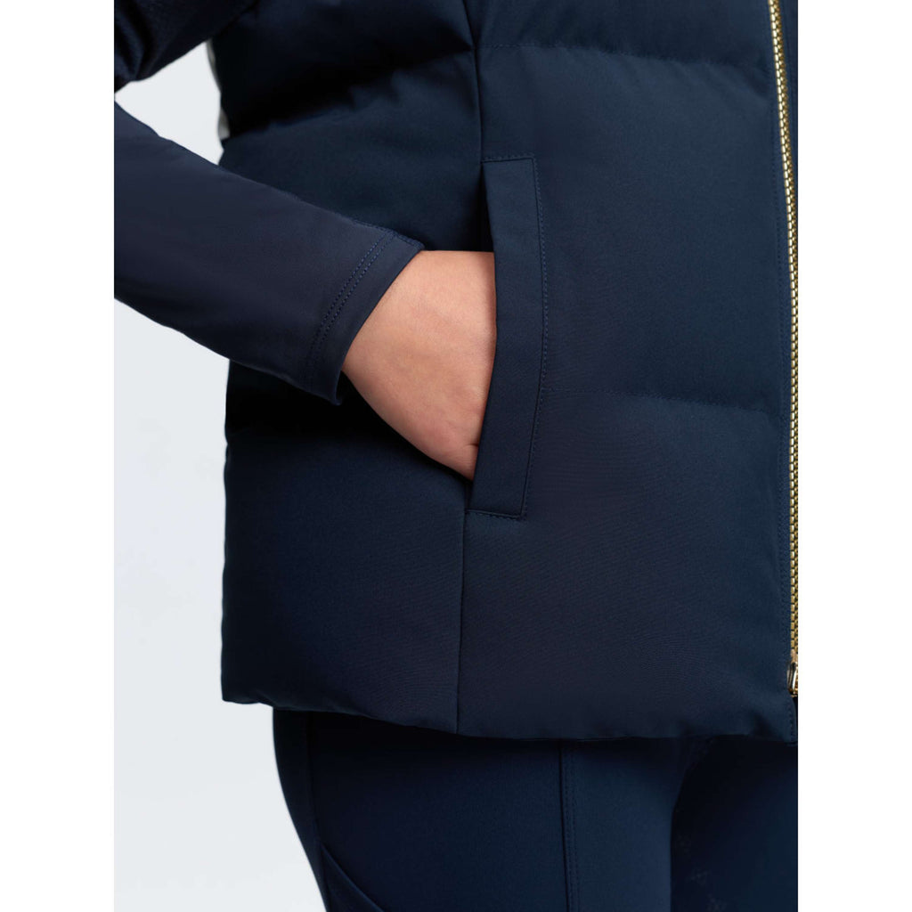 LeMieux Weste Joey Hooded Kids Navy
