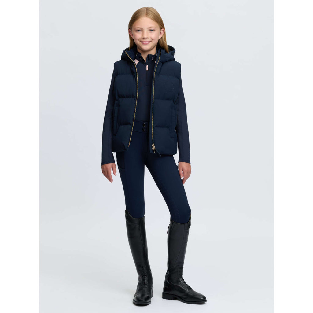 LeMieux Weste Joey Hooded Kids Navy