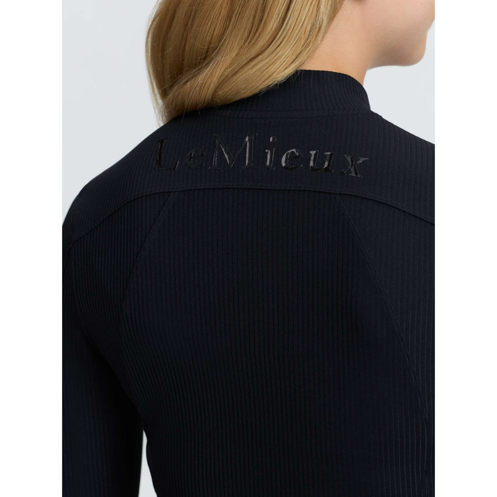 LeMieux Baselayer Raye Ribbed Kids Schwarz