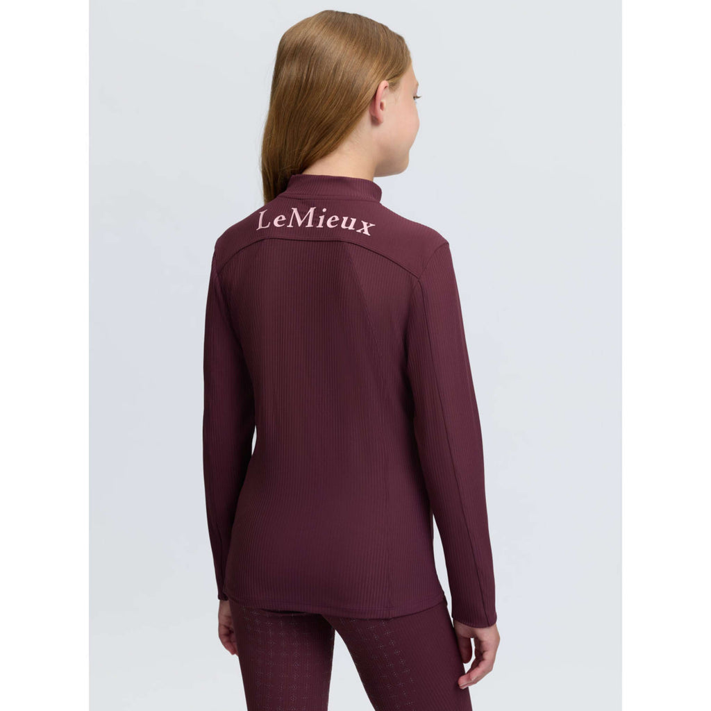 LeMieux Baselayer Raye Ribbed Kids Bramble